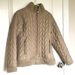 Patagonia Tan Puffy Coat